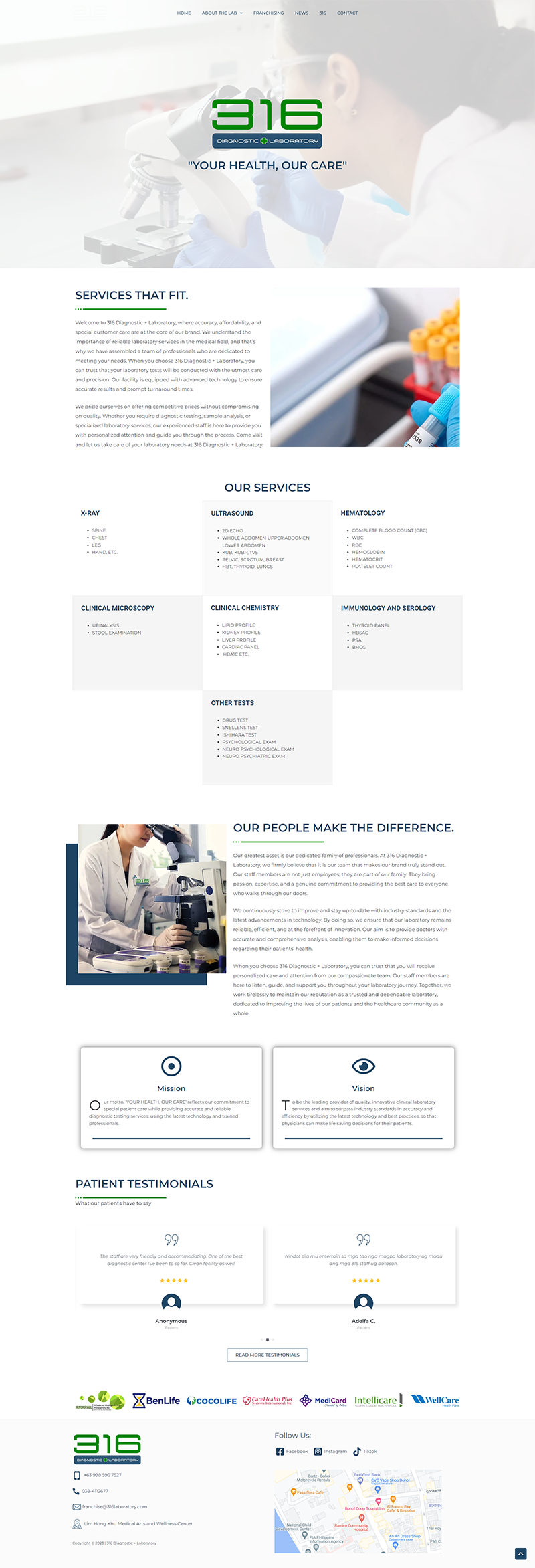 316 Diagnostic + Laboratory Full Page